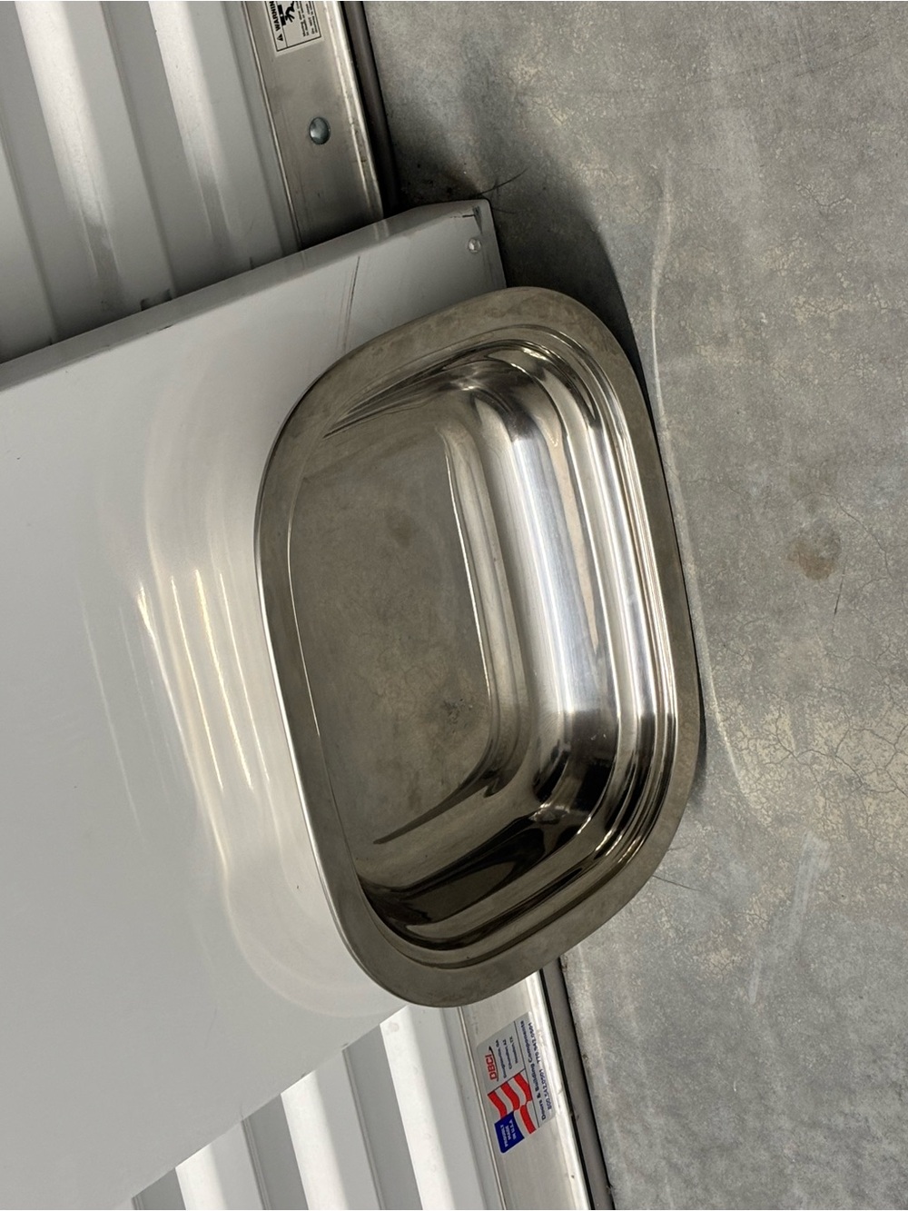 Kirkland Signature Stainless Steel Rectangular Serving Bowl - Silver